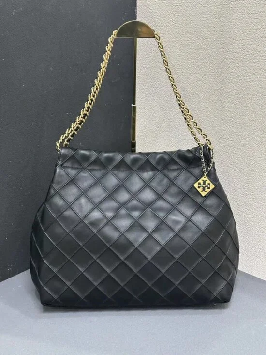 95% New TORY BURCH Kira chevron shoulder bag - Picture 8 of 8